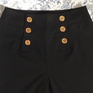 Ralph Lauren Navy Double Button Sailor Pants